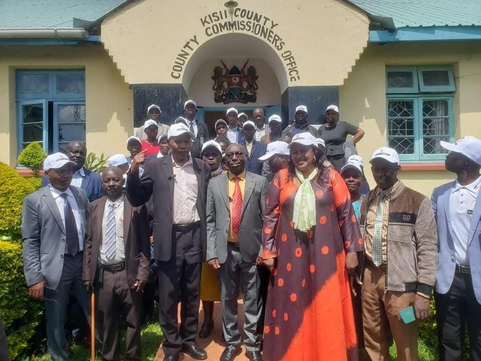 Meeting with the County Commissioner, Kisii County