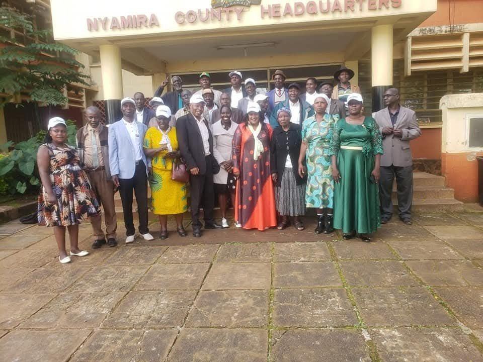 Meeting with the County Commissioner, Nyamira County
