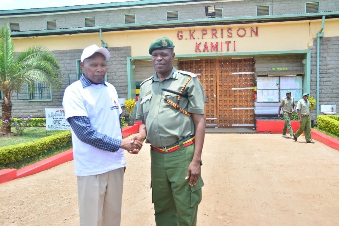 Group commemoration at the Kamiti site