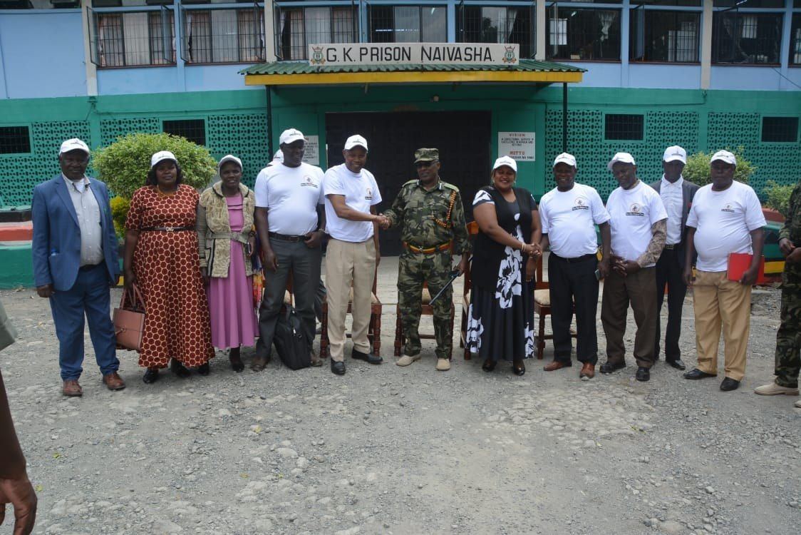 Secretariat delegation at Naivasha Prison